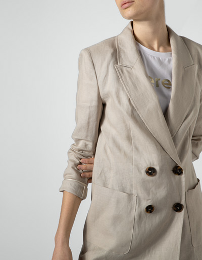 Laurèl Blazer aus Leinen Günstiger Verkauf