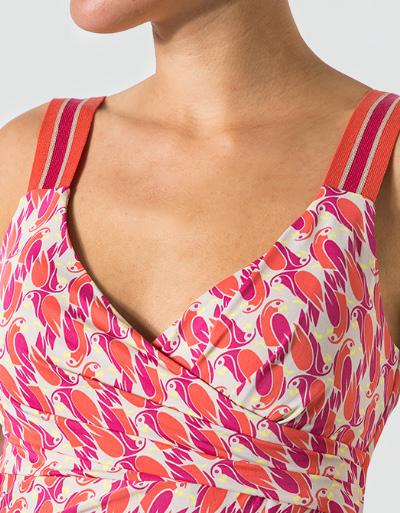 Laurèl Jerseykleid mit Papageien-Print Meist gekauft