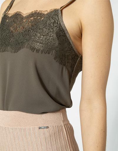 LIU JO Top mit Metallic-Effekt Blitzangebot