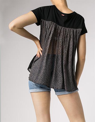 Replay T-Shirt mit Animalprint Letzte 3 Tage