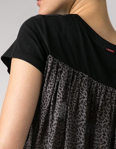 Replay T-Shirt mit Animalprint Letzte 3 Tage