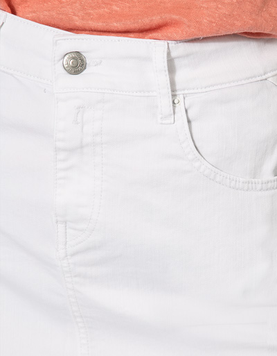 Replay Jeansrock mit Fransensaum Exklusivangebot