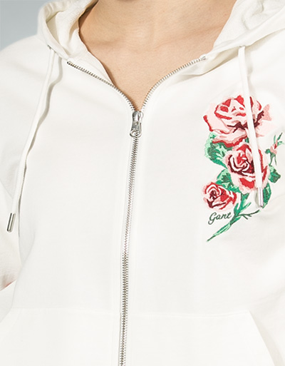 Gant Sweatjacke mit Stickerei Heißer Verkauf