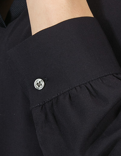 Marc O'Polo Bluse mit Rippstrickkragen Sonderangebote