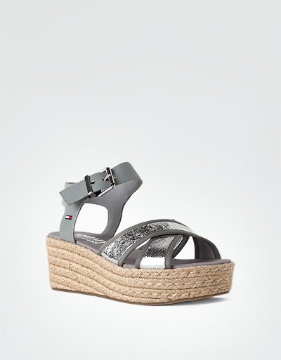 TOMMY JEANS Wedges mit Bastsohle Fabrikpreis