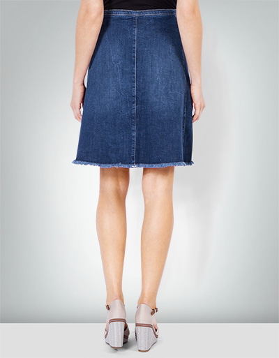 Marc O'Polo Jeansrock mit Fransensaum Rabatt