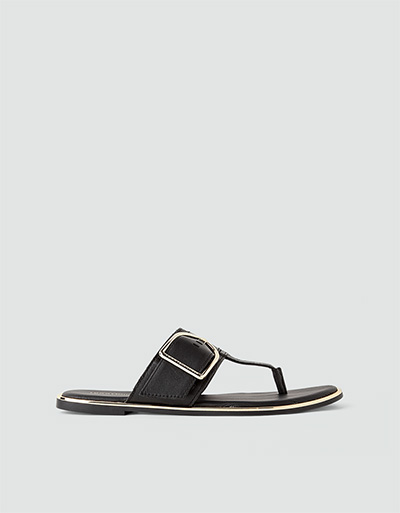 Tommy Hilfiger Zehensandalen mit Gold-Details Cyber Monday