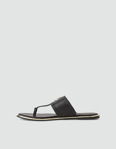 Tommy Hilfiger Zehensandalen mit Gold-Details Cyber Monday