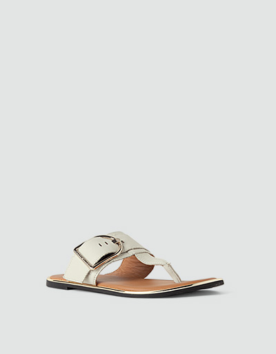 Tommy Hilfiger Zehensandalen mit Gold-Details Weihnachtsangebot