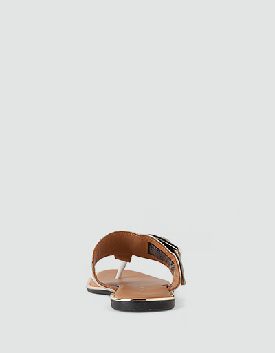 Tommy Hilfiger Zehensandalen mit Gold-Details Weihnachtsangebot