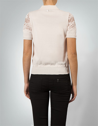 TWIN-SET Strickjacke mit Spitzen-Einsatz 2025