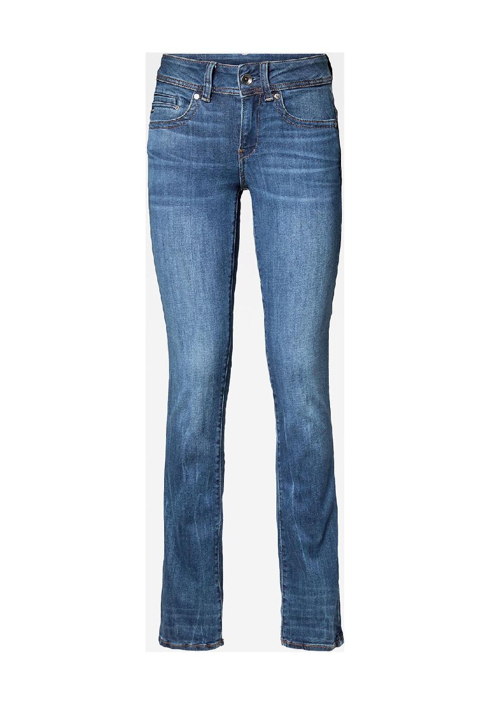 G-STAR RAW Jeans "Midge" Mid-Straight Fit uni für Damen Bis zu 60% Rabatt