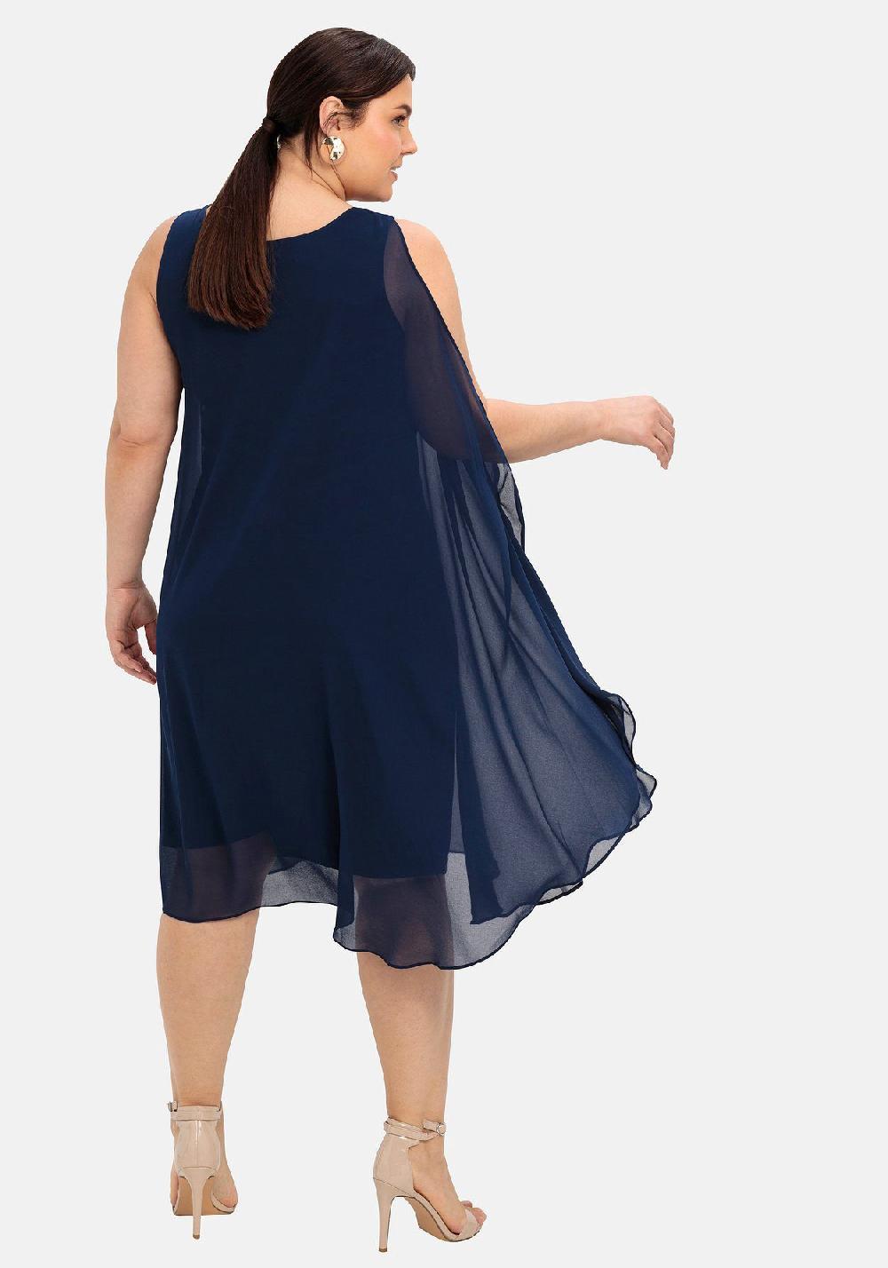 sheego Kleid in figurumspielender Passform Clearance-Verkauf