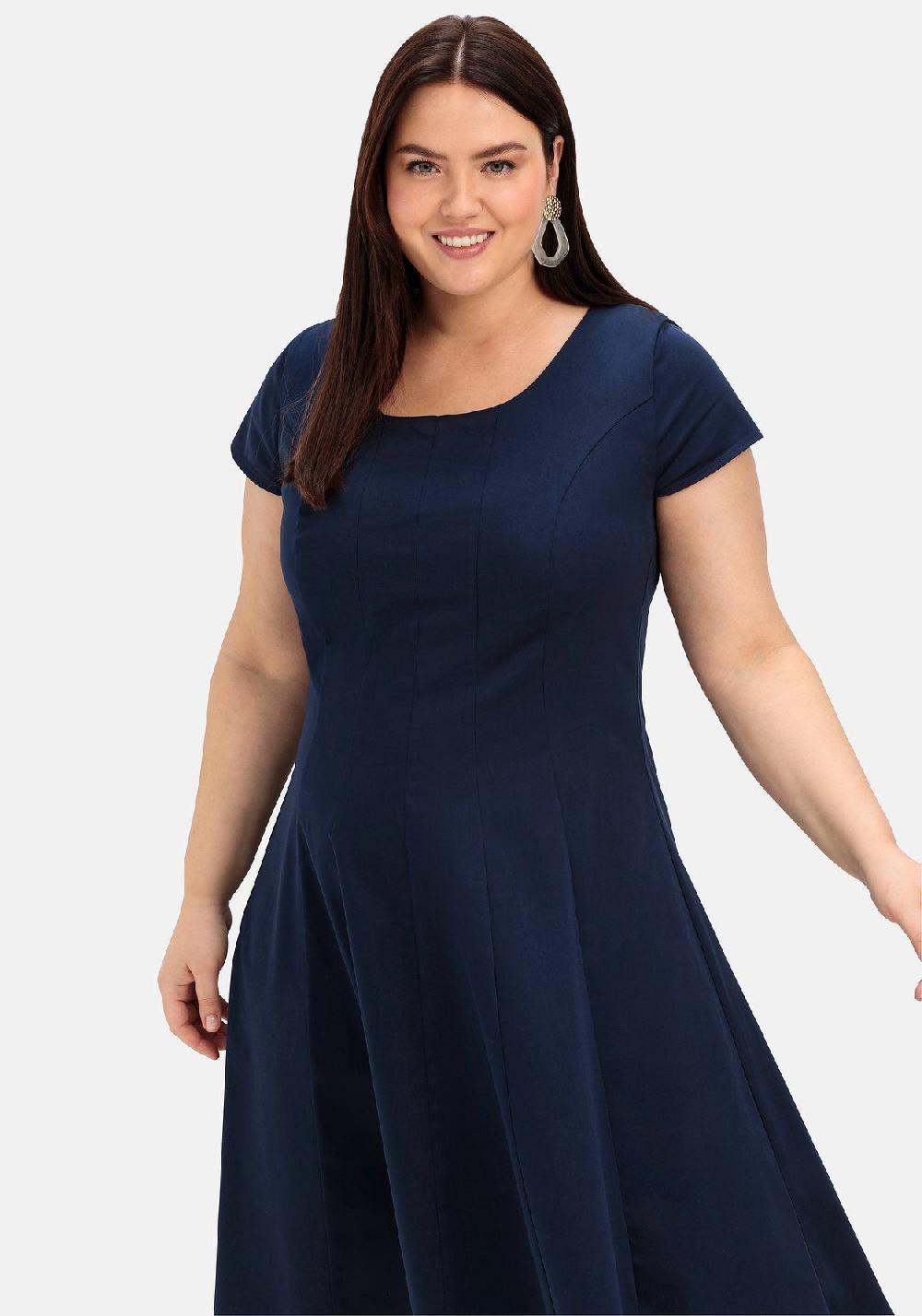 sheego Bahnenkleid in Bahnenform Kostenloser Versand international