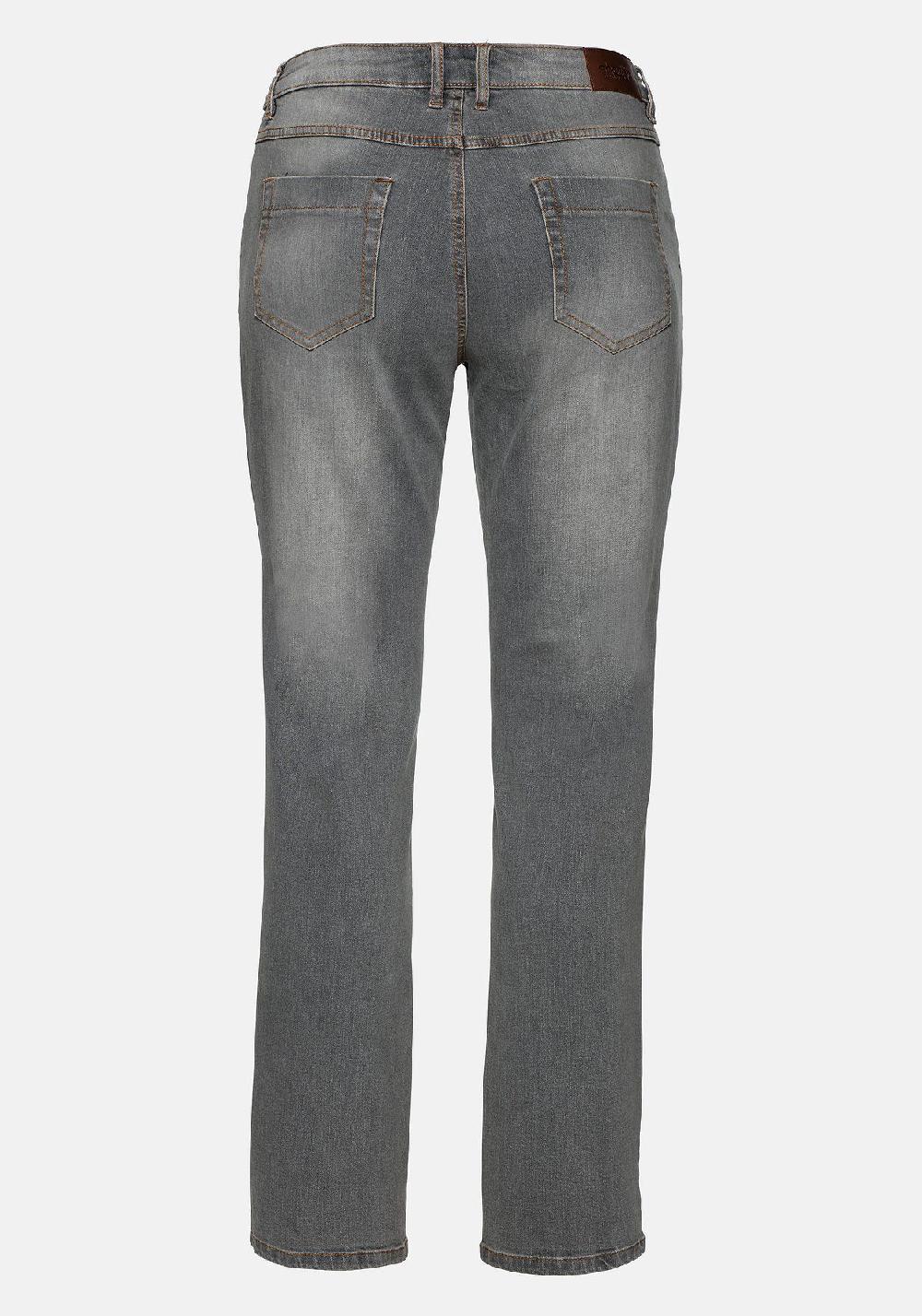sheego Jeans »Die Gerade« mit Used-Effekten Speichern exportieren