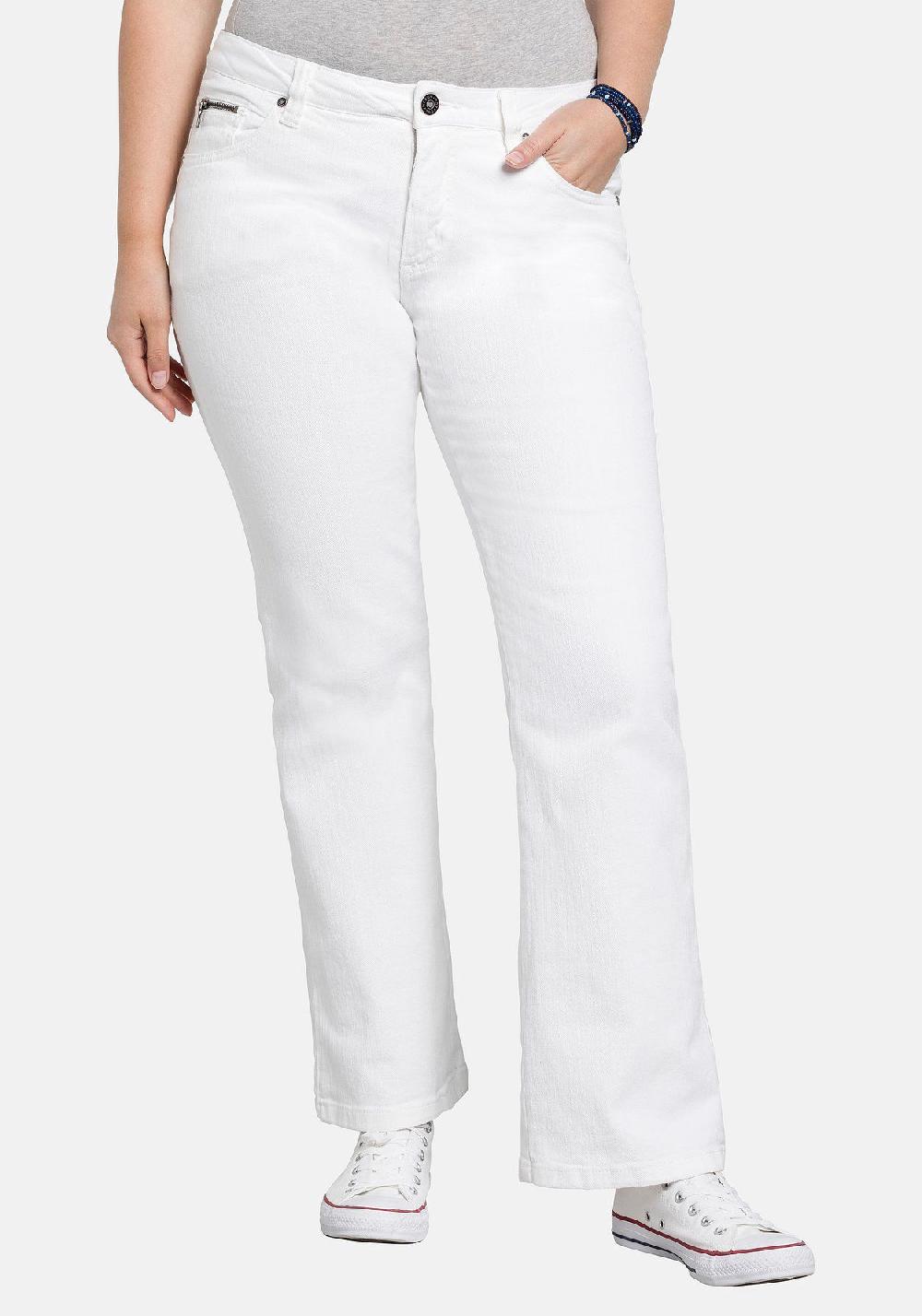 sheego Jeans in 5-Pocket-Form mit Used-Effekten Black Friday Preise