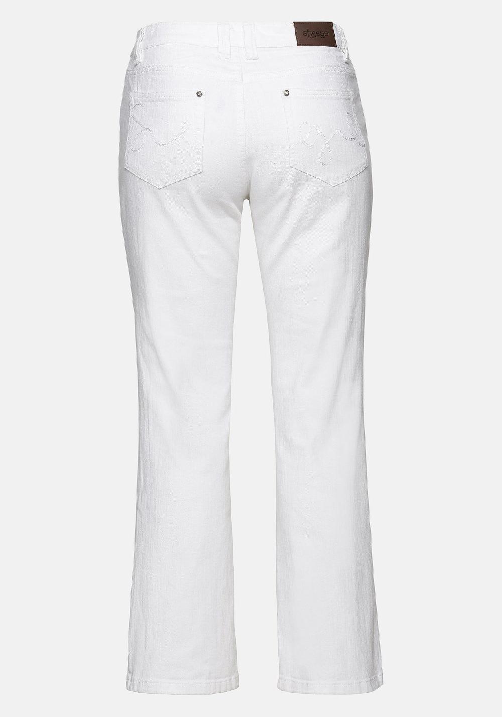 sheego Jeans in 5-Pocket-Form mit Used-Effekten Black Friday Preise
