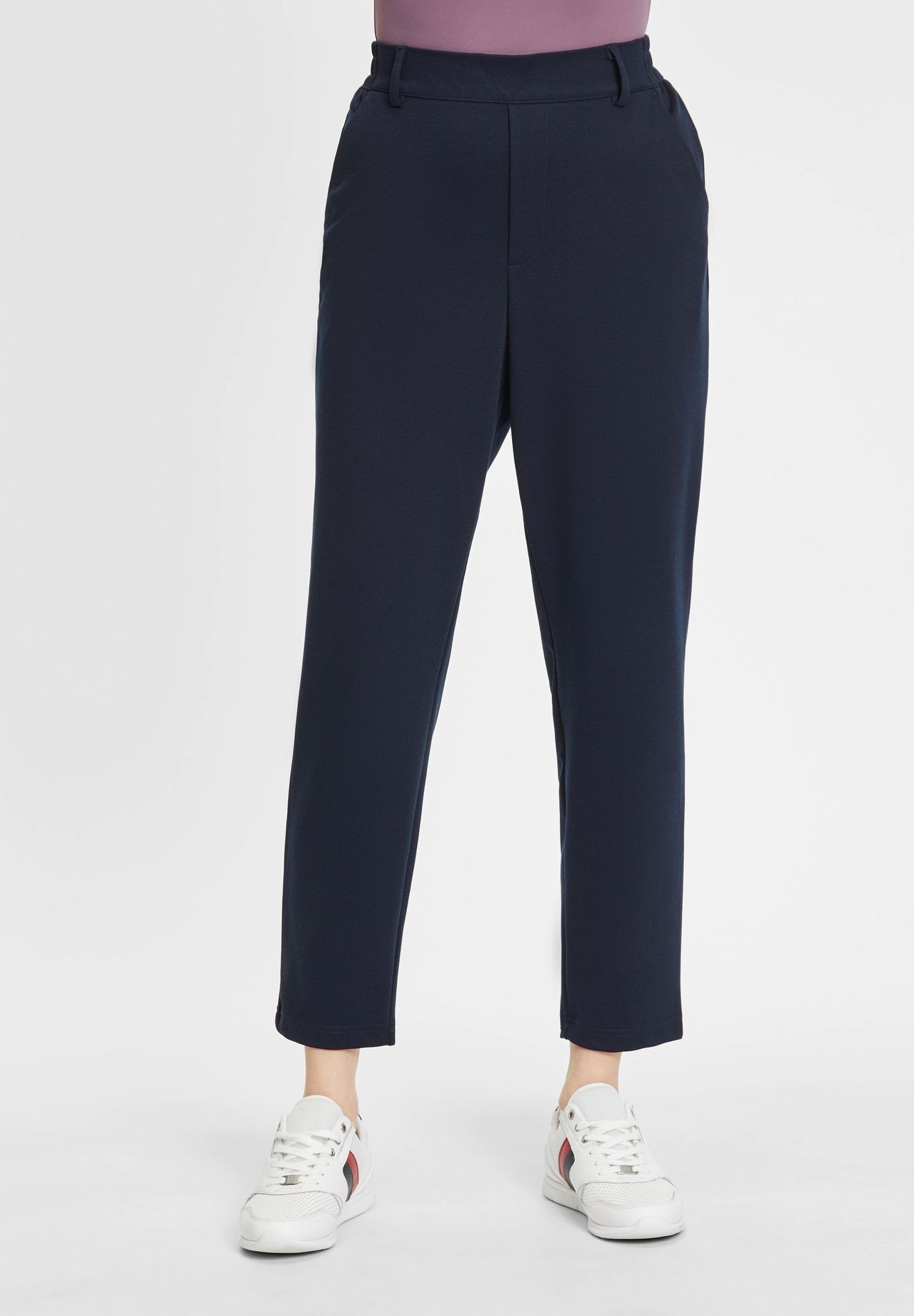 DENIM TOM TAILOR Chinohose Elastikbund Relaxed Fit für Damen zollfrei