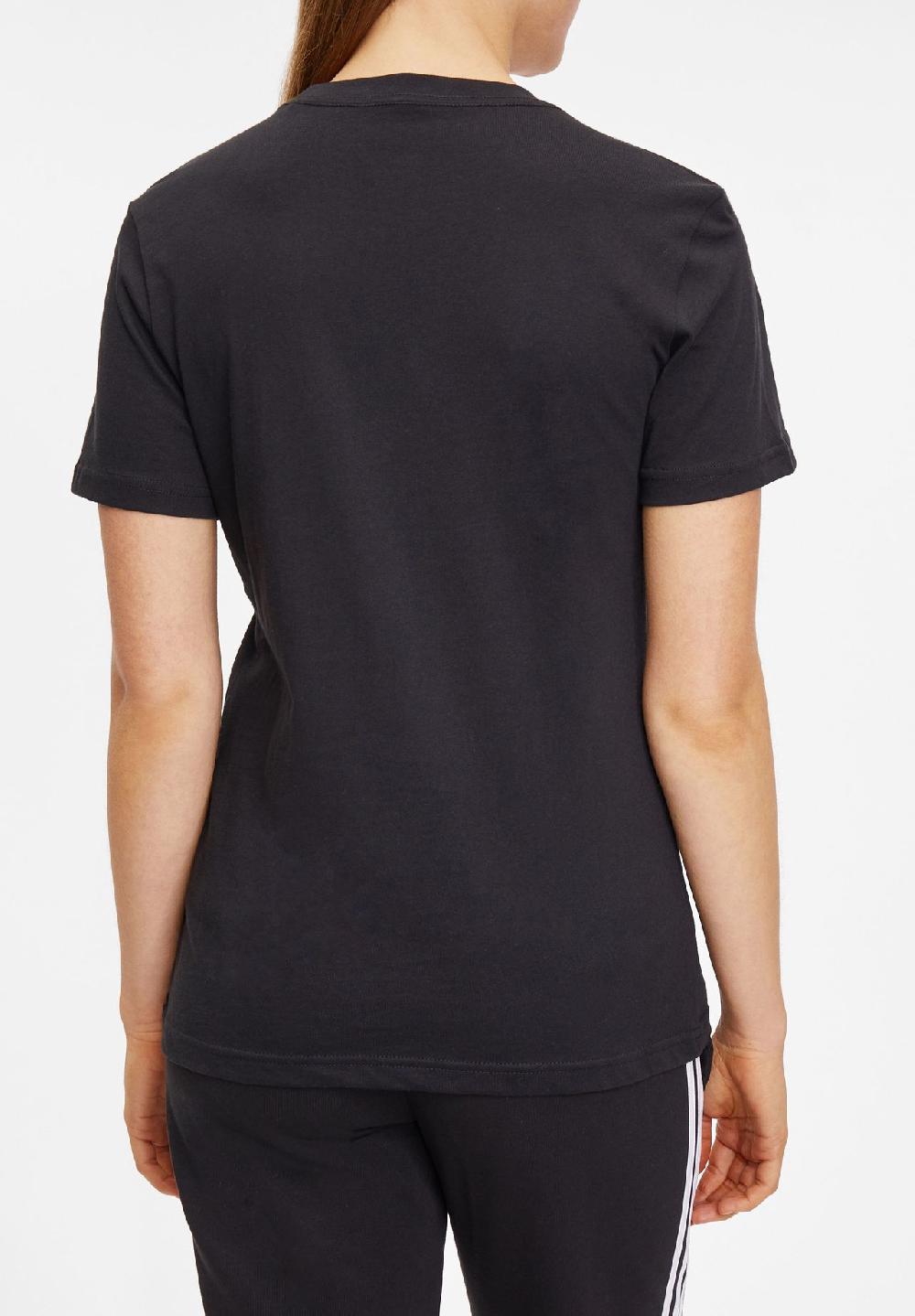 adidas T-Shirt Baumwolle Logo-Print für Damen im Angebot