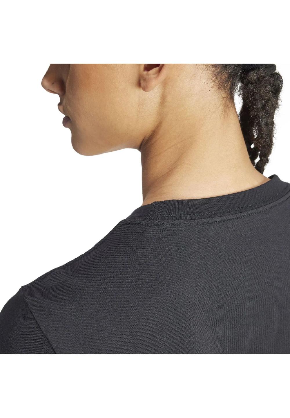adidas T-Shirt Baumwolle Logo-Print für Damen im Angebot