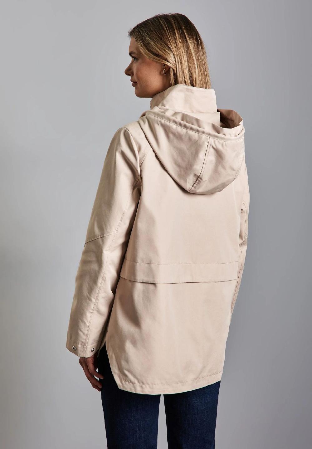 Street One Parka verdeckter Reißverschluss Stehkragen für Damen Günstiger Verkauf