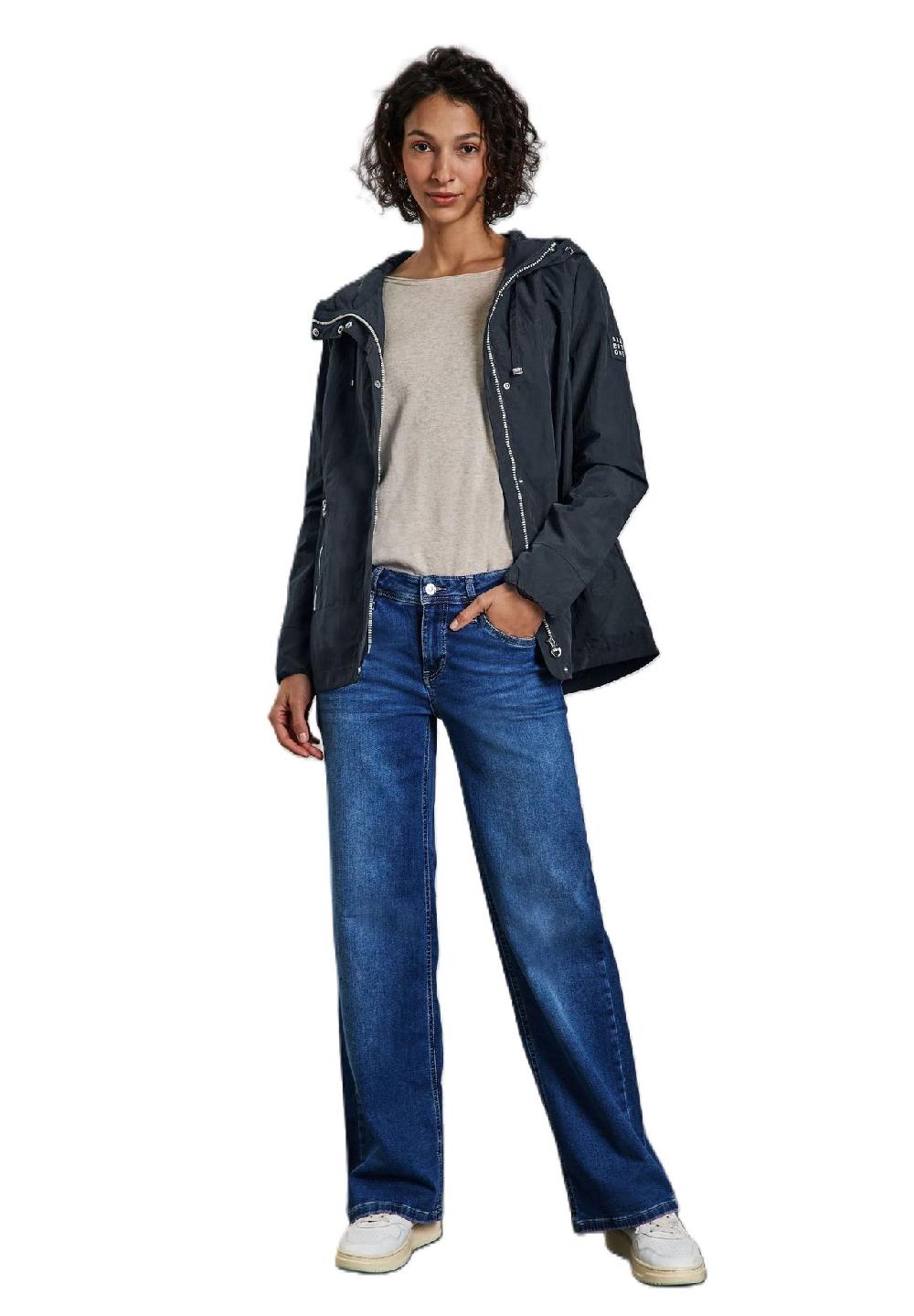 Street One Windbreaker verdeckter Reißverschluss Patch für Damen Meist gekauft