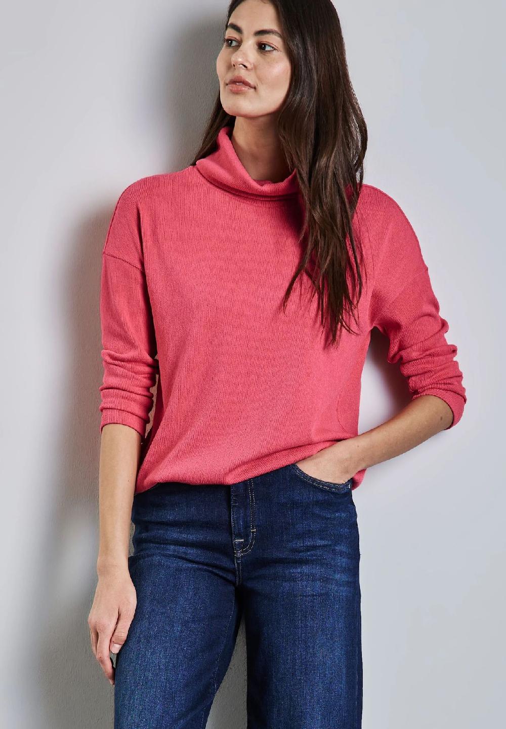 Street One Sweatshirt überschnittene Schultern für Damen Sonderangebot