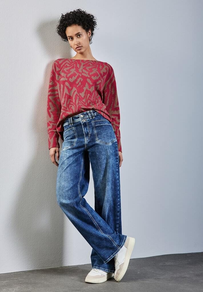 Street One Langarmshirt U-Boot-Ausschnitt für Damen Günstig kaufen