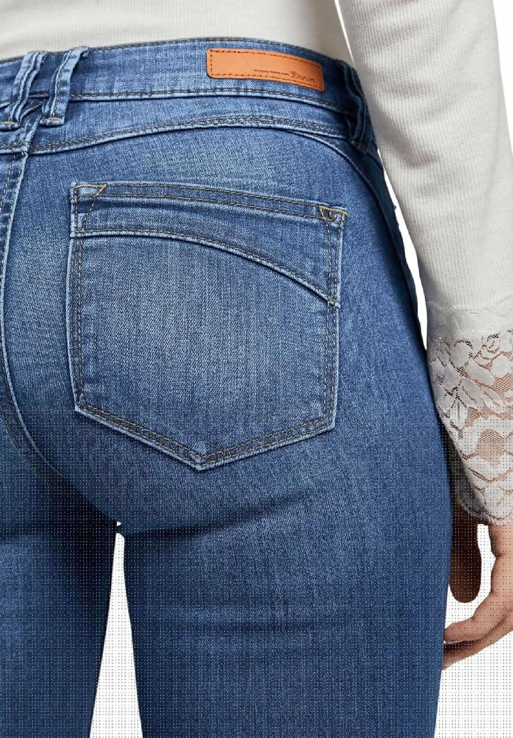DENIM TOM TAILOR Jona Jeans Extra Skinny-Fit 5-Pocket-Style für Damen Preisnachlass