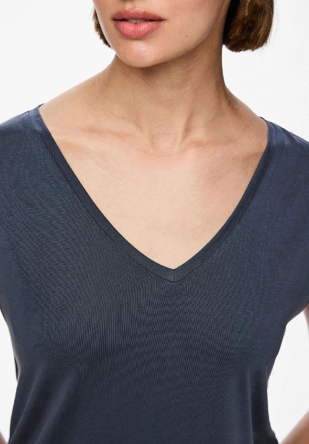 PIECES T-Shirt V-Ausschnitt für Damen Top Angebot
