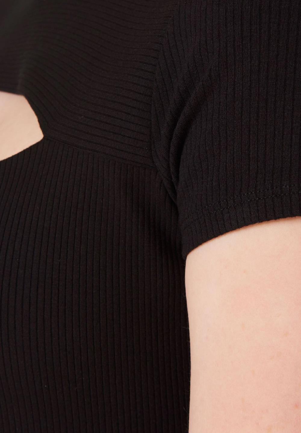GUESS Kleid "Lana" Rundhals oberschenkellang Cutout für Damen Kostenlose Rückgabe