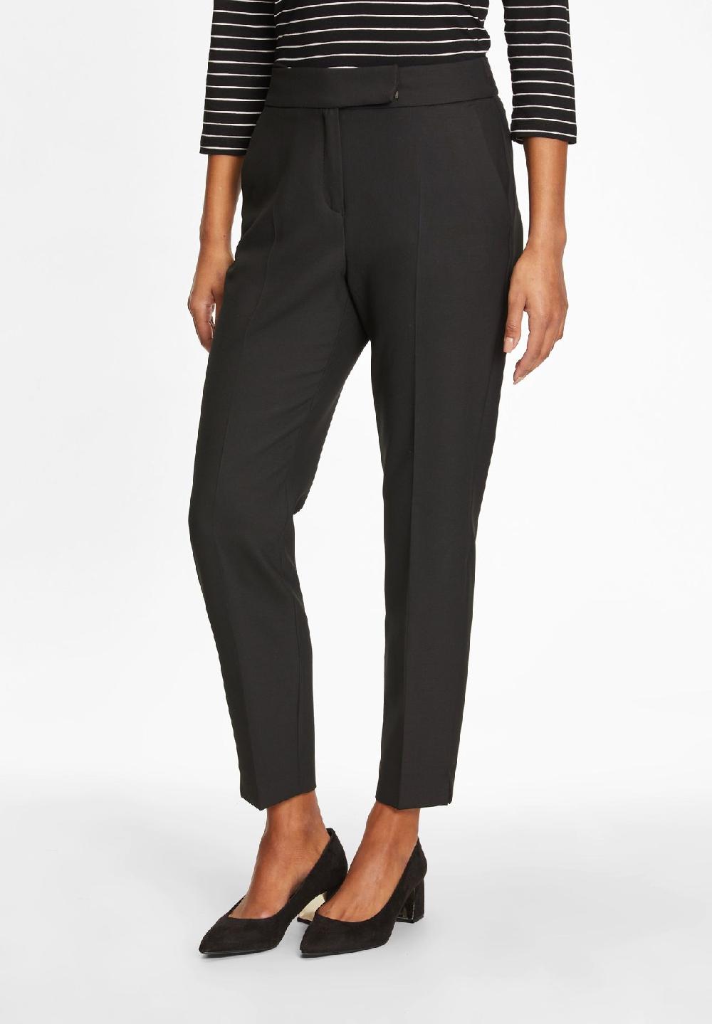s.Oliver BLACK LABEL Stoffhose 7/8-Länge französische Taschen für Damen Zeitbegrenzte Promotion