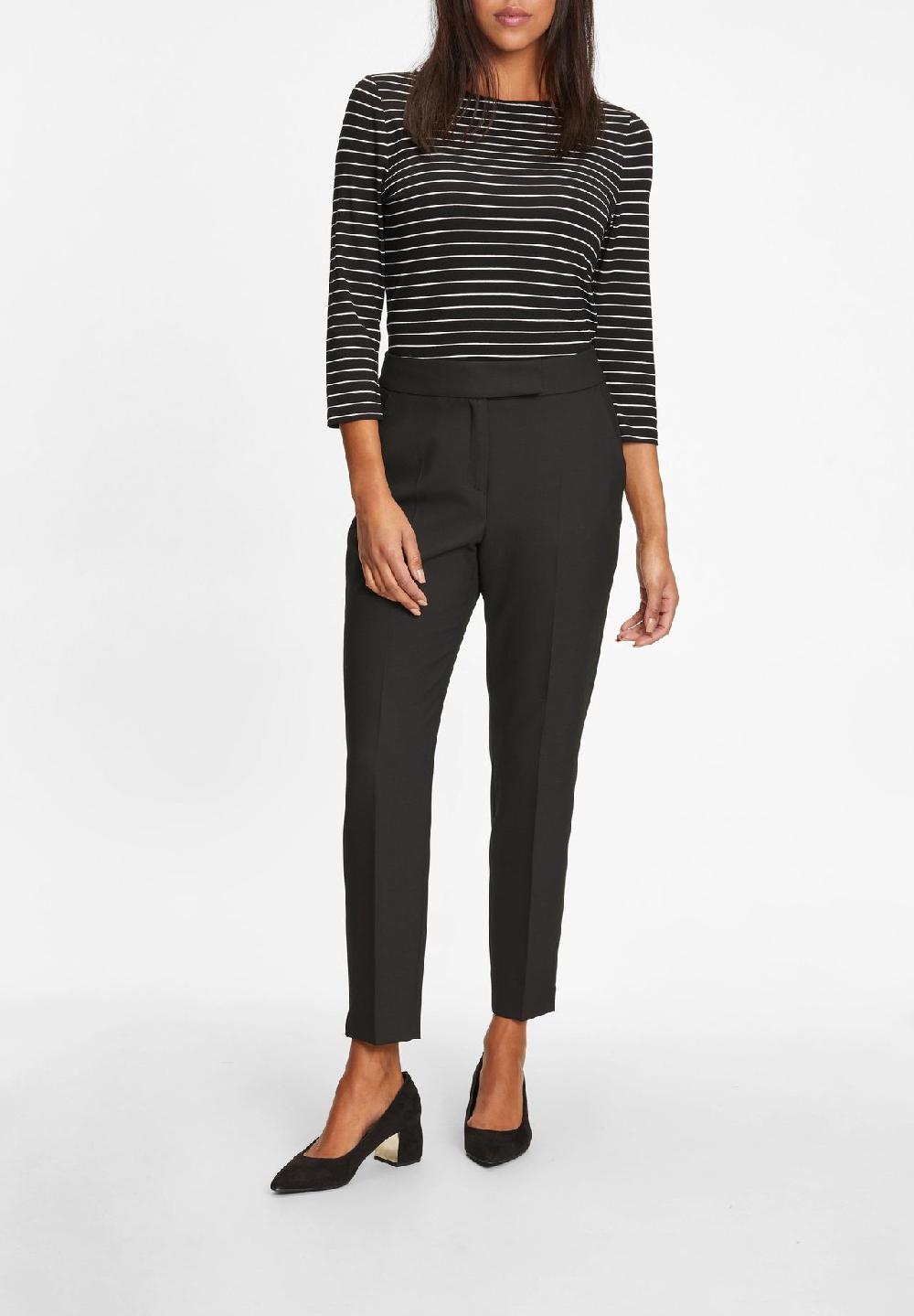s.Oliver BLACK LABEL Stoffhose 7/8-Länge französische Taschen für Damen Zeitbegrenzte Promotion