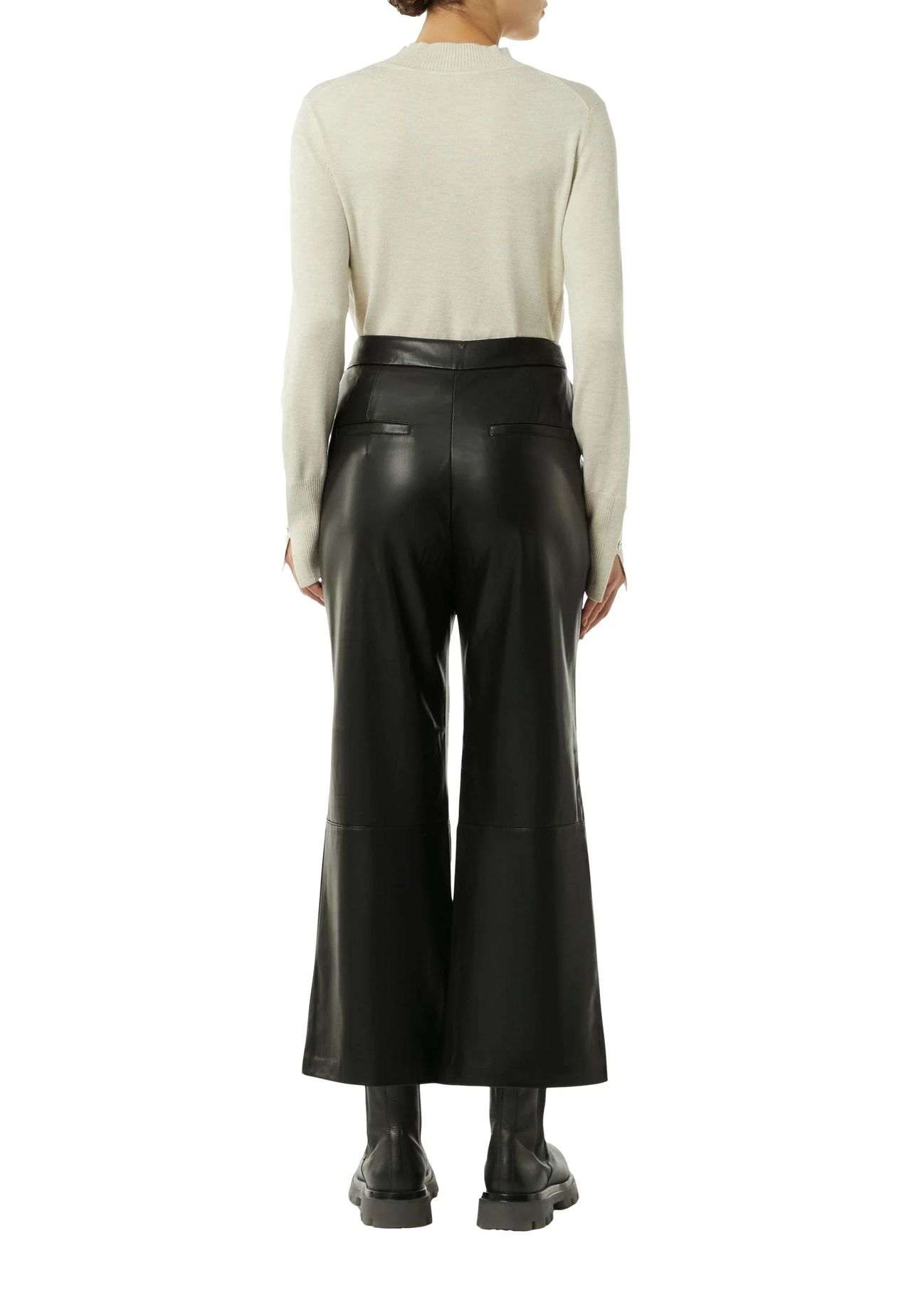 comma Kunstlederhose High Waist für Damen Bis zu 65% Rabatt