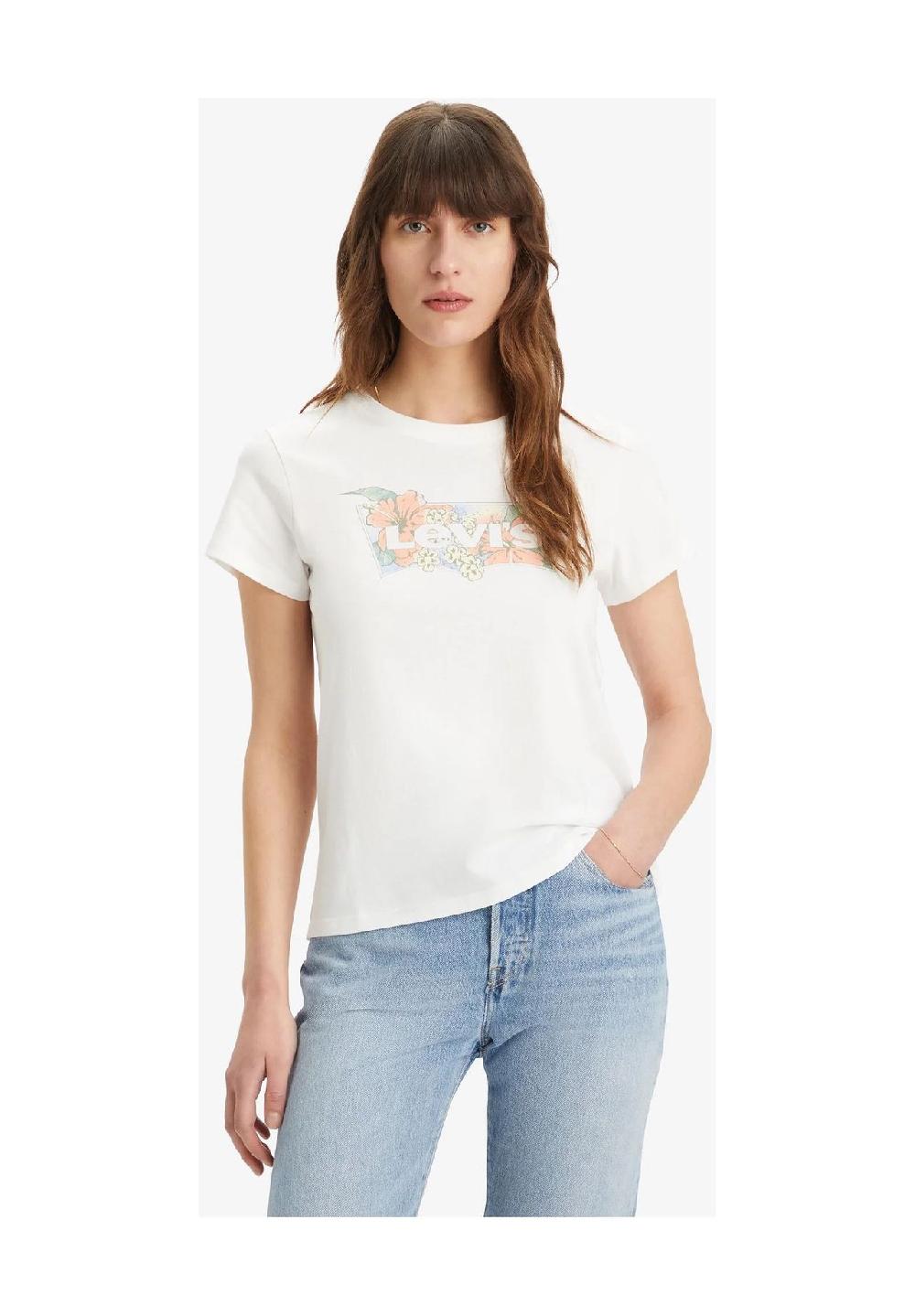Levi's® T-Shirt Baumwolle Logo-Print für Damen Sonderangebot der Fabrik