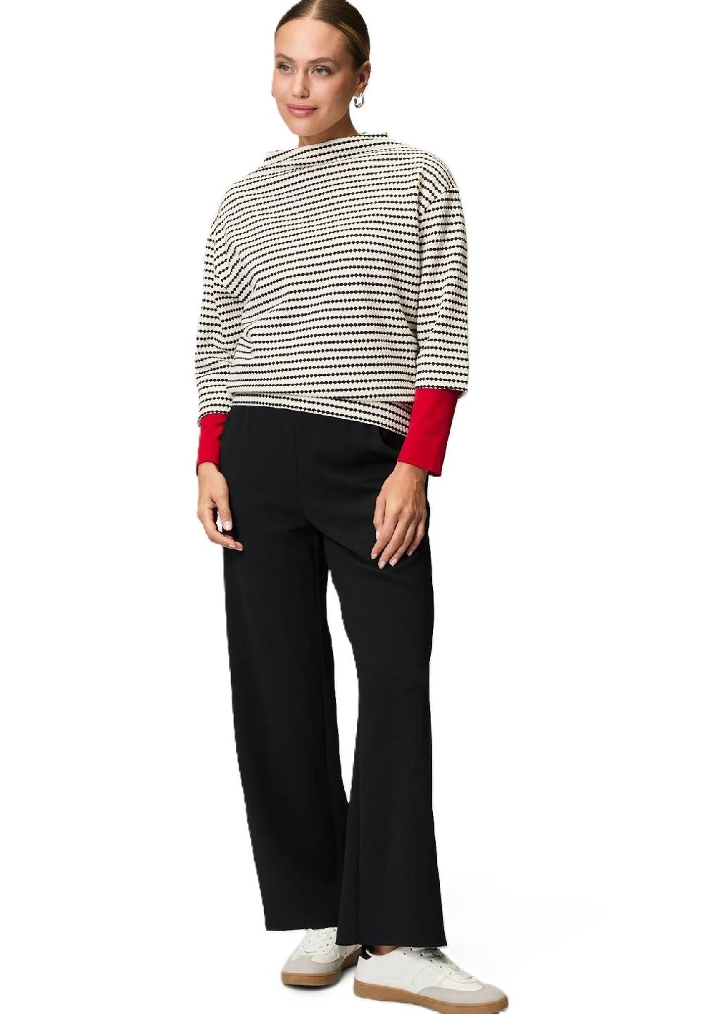 zero Sweatshirt 3/4-Arm Stehkragen für Damen Fabrikverkauf