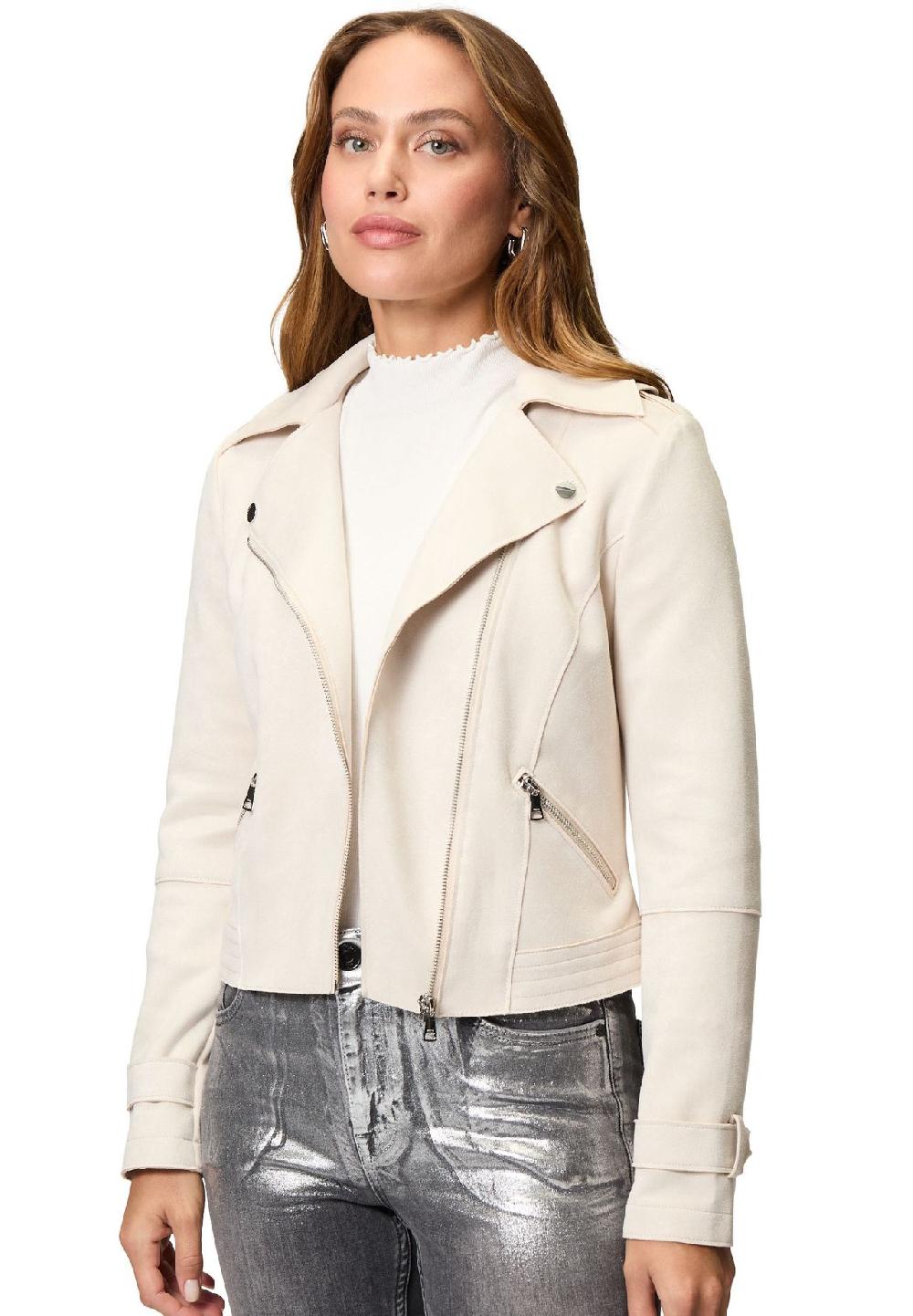 zero Bikerjacke Reißverschlusstaschen für Damen Kostenloser Versand