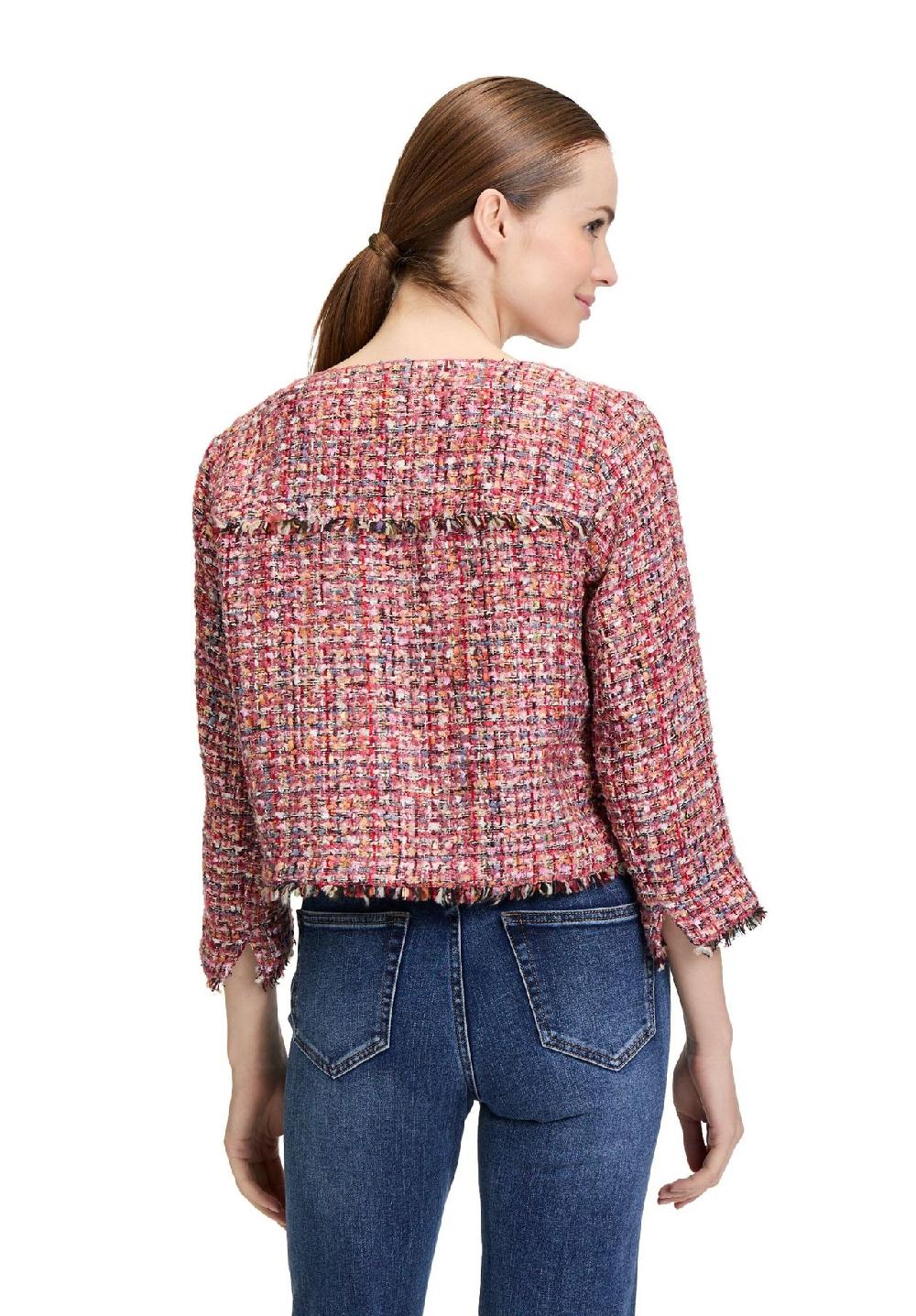 CARTOON Kastenjacke 3/4-Arm Fransen für Damen Begrenztes Angebot