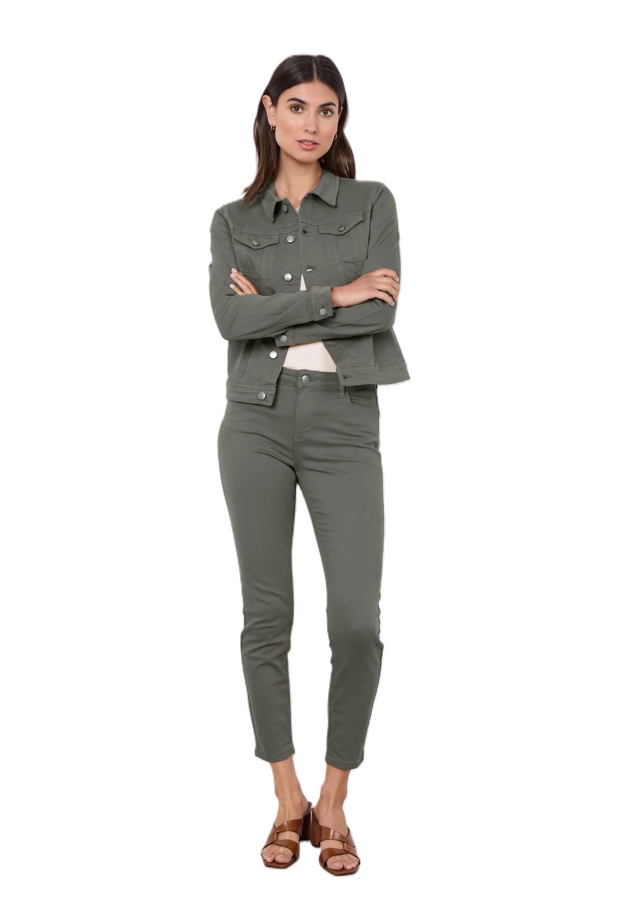 SOYACONCEPT Jeansjacke "SC-Erna 2" Brusttaschen Knopfleiste für Damen Osterangebot