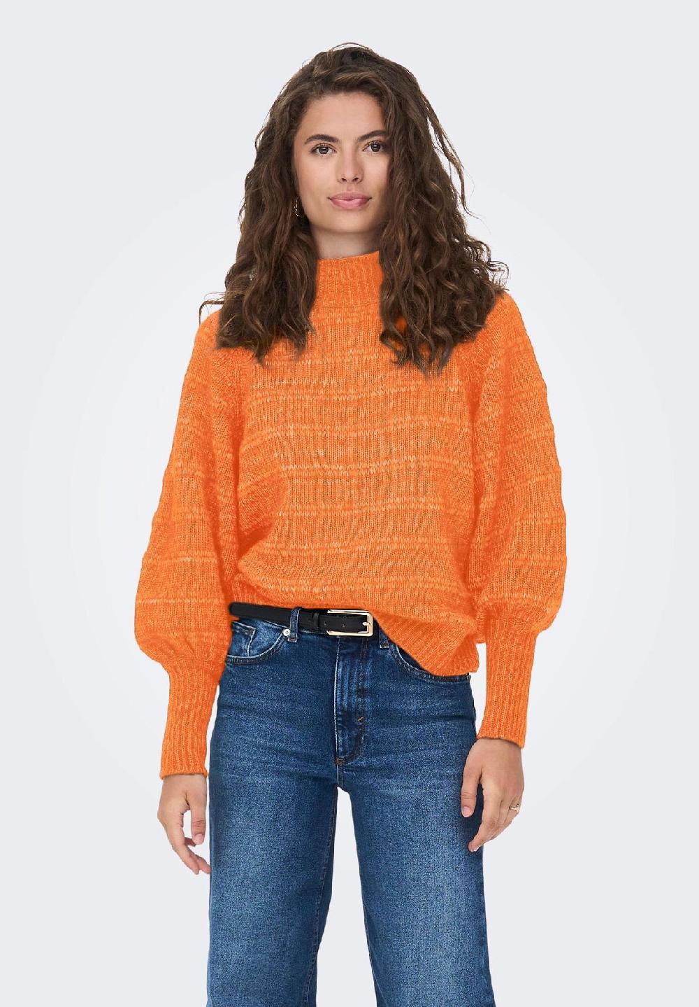 ONLY® Strickpullover "Celina" Stehkragen für Damen Blitzangebot