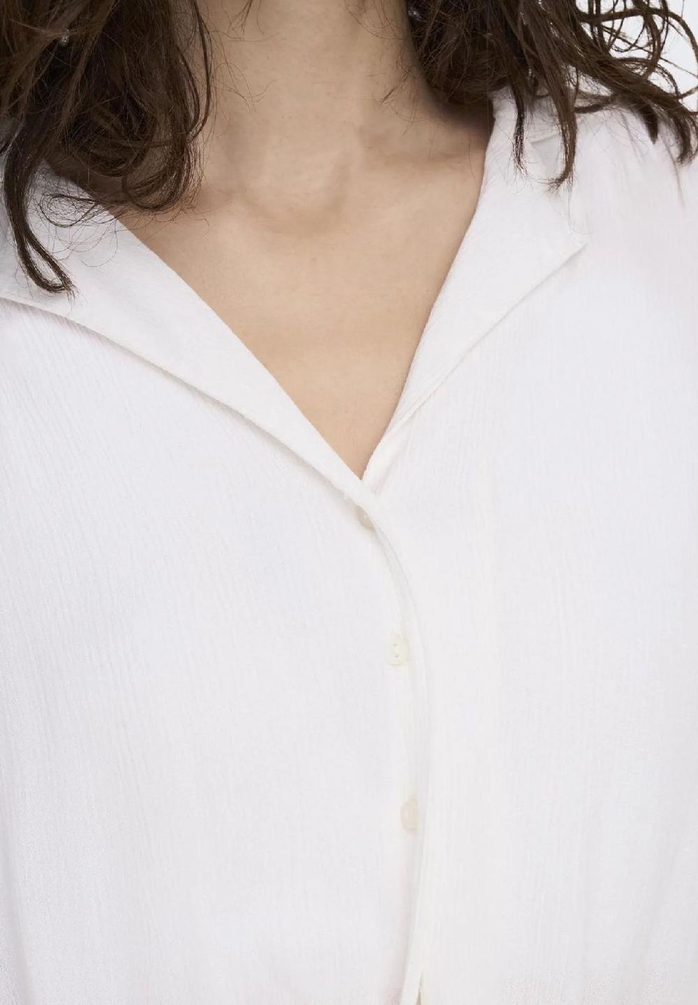 ONLY® Hemdbluse Reverskragen Knoten-Detail für Damen Große Rabatte