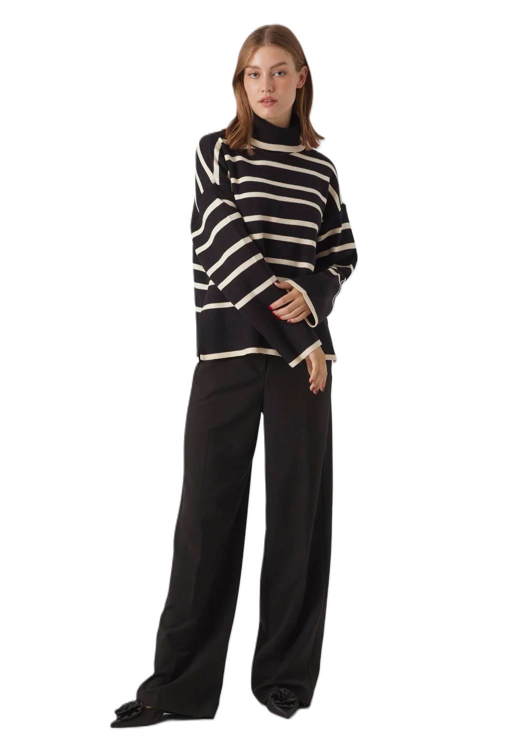 VERO MODA® Pullover Strick Rollkragen für Damen Tägliche Deals