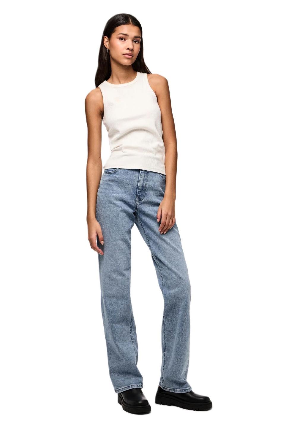 PIECES Jeanshose "Kelly" High Waist für Damen Begrenzte Freigabe