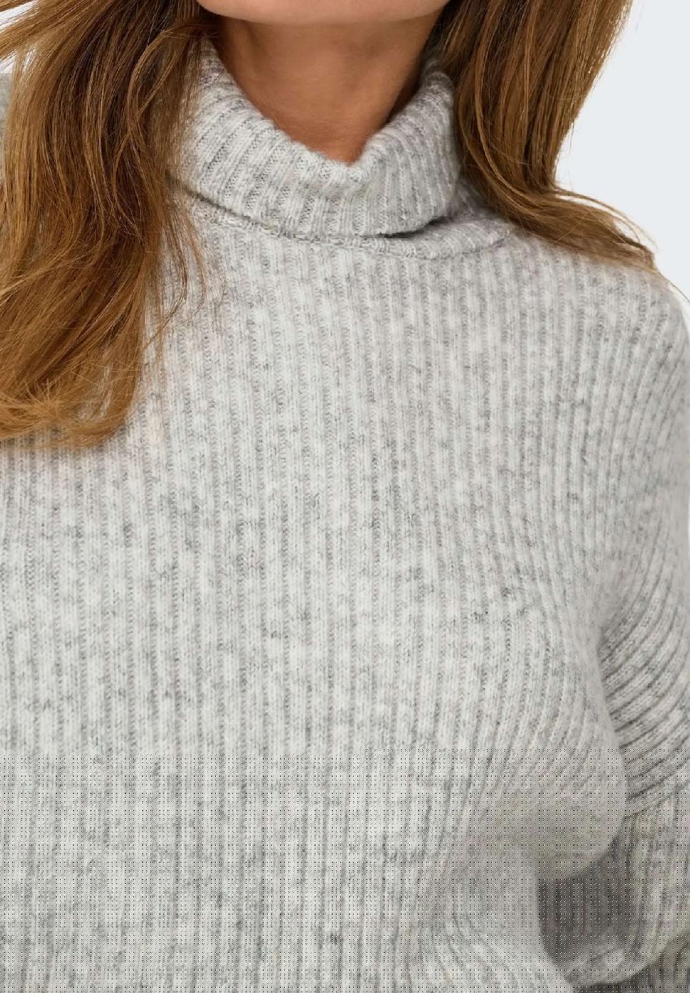 ONLY® Rollkragenpullover "Melanie" Rippbündchen für Damen Letzte 2 Tage