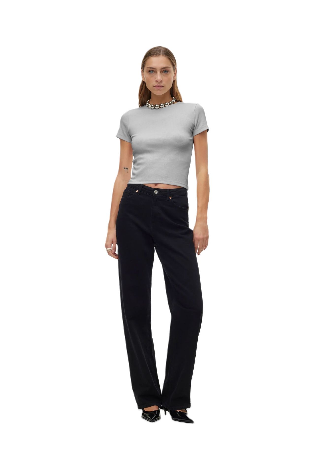 VERO MODA® T-Shirt "Chloe" Rundhals für Damen Letzter Tag