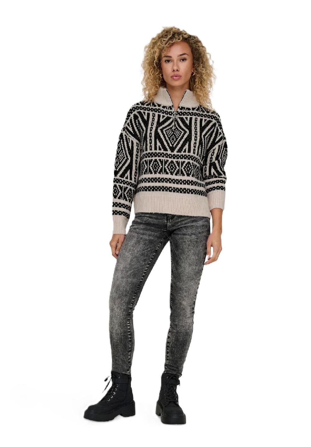 ONLY® Pullover "Felici" Troyer für Damen Bis zu 50% Rabatt