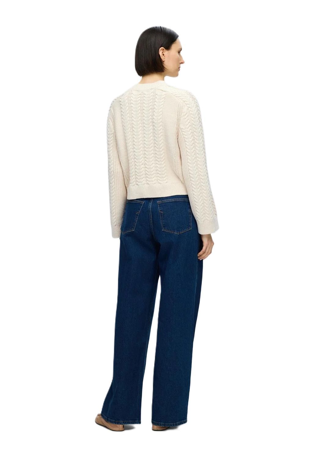 SELECTED FEMME Pullover "Birte" Rippbündchen für Damen Bis zu 60% Rabatt