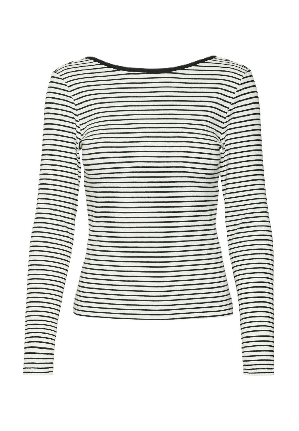 VERO MODA® Langarmshirt "Chloe" U-Ausschnitt für Damen Sonderangebot der Fabrik