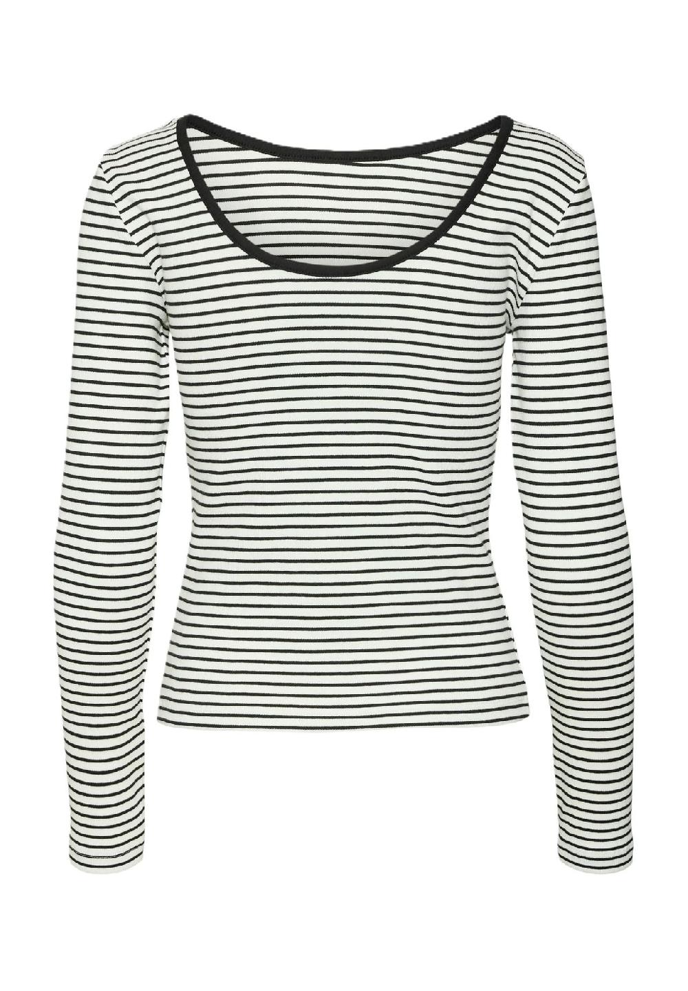 VERO MODA® Langarmshirt "Chloe" U-Ausschnitt für Damen Sonderangebot der Fabrik