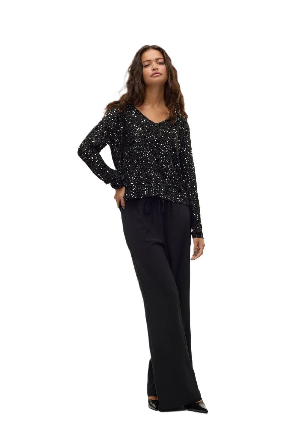 VERO MODA® Strickpullover Pailletten für Damen Kostenloser Versand international